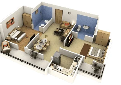 Studio Apartment Layout